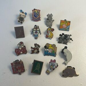 Disney Kids Character Pin Set - Multicolor